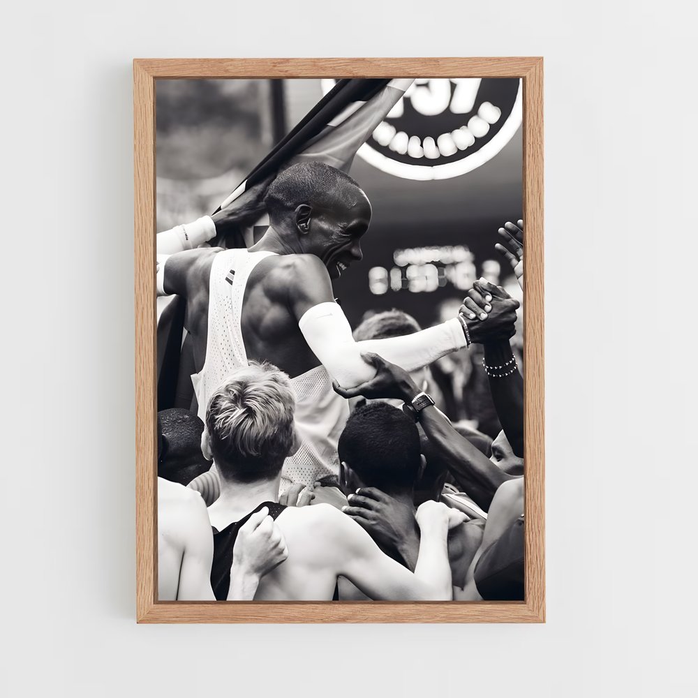Poster L'Homme au Cœur de la Foule – affiche Athlétisme (vue 4)